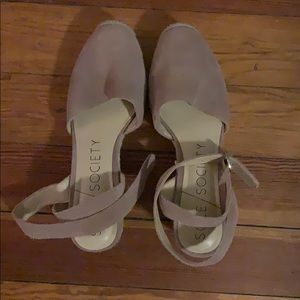 Barely worn (once) Sole Society Channing Wedges